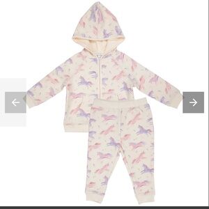 Angel Dear - Dreamy Unicorns Hoodie and Jogger Set